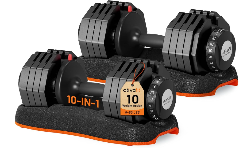 ATIVAFIT Adjustable Dumbbell